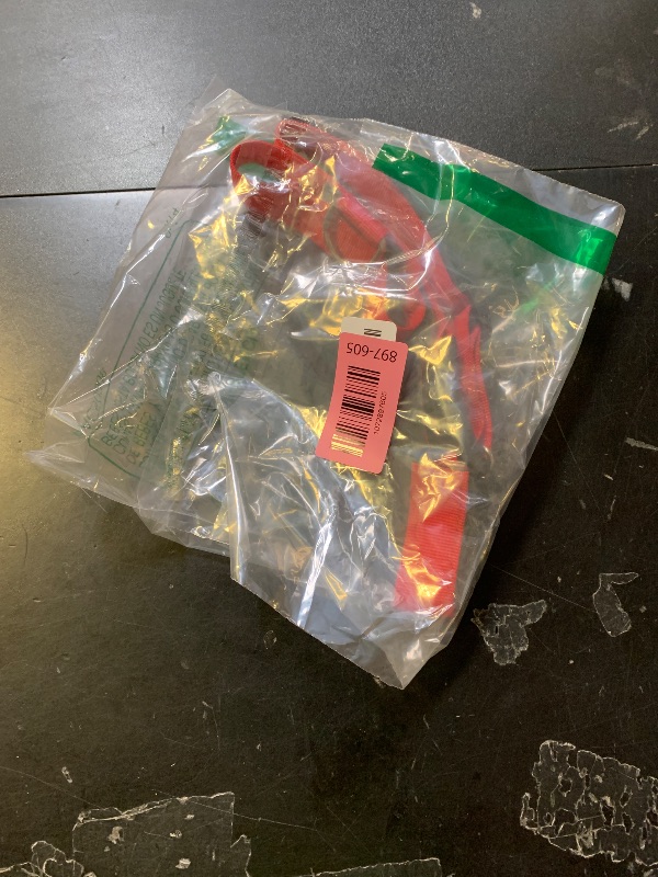 Photo 1 of ?3 Colors 3 Sizes? K.9 Service Dog Collar Tactical Collar Adjustable Nylon Basic Dog Collar with Reflective Patch for Small Dogs with 12.5"~15.5" Neck Girth (S, Red, Collar Only)