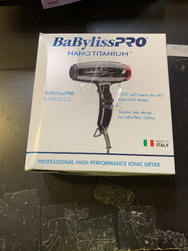 Photo 1 of BaBylissPRO High Speed Rapido 2.0 Hair Dryer