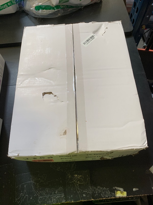 Photo 1 of Shine LUEST Modern Ceiling Light, 39.4'' Dimmable LED White Flush Mount Ceiling Lights with Remote Acrylic Round Ceiling Lamp Fixture for Low Ceiling Bedroom Living Room Dining Room, 100W