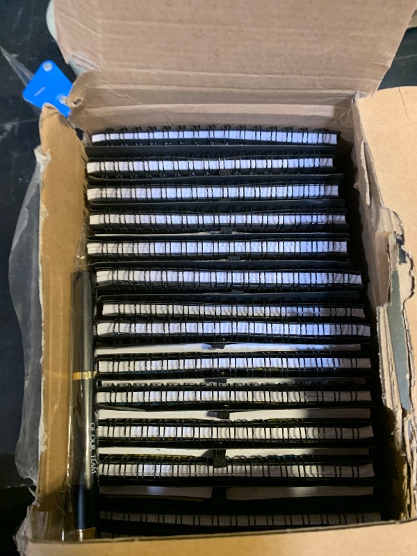 Photo 1 of **MISSING PENS** INCOMPLETE** Jetec Team Employee Appreciation Gifts Bulk Inspirational Spiral Notebook Journal with Sticky Notepad Thank You Gifts for Coworker Staff Office Nurse Social Worker (Black)