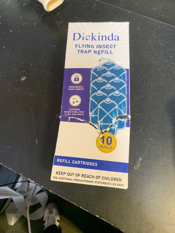 Photo 1 of 10 Pack Refill Cartridges, 2026 Upgraded Flying Insect Trap Refills Compatible with zzevo Flying Insect Trap Indoor Light M364 M364A Fully Compatible Size (10 Refill Cartridges)