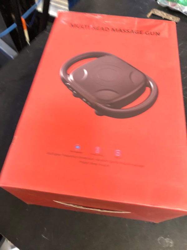 Photo 1 of Beyn New 16-Head Massage Gun Set - 16 Gray Heads Included, 30 Speed Levels, Deep Tissue Massage for Back/Leg/Foot Muscle Relaxation, Portable Design