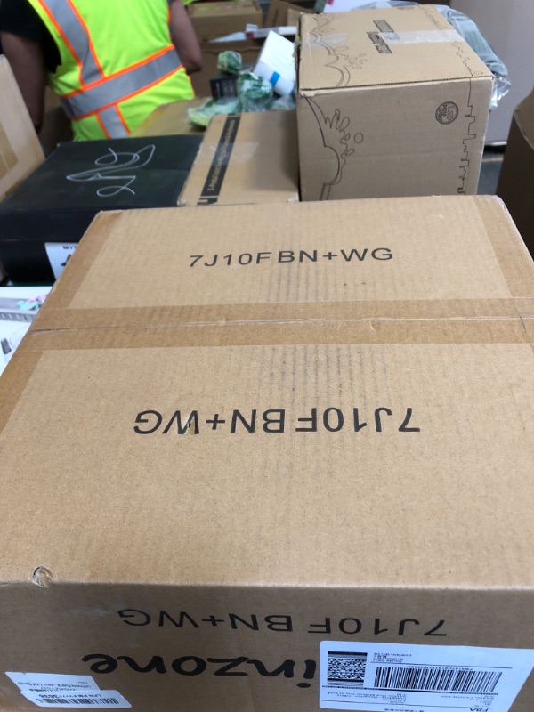 Photo 1 of Luminzone Flush Mount Ceiling Light with Water Ripple Glass Shade, Modern 2-Light Ceiling Light Fixtures, Brushed Nickle Finished Ceiling Lighting for Kitchen Halway Living Room Bedrrom Entryway