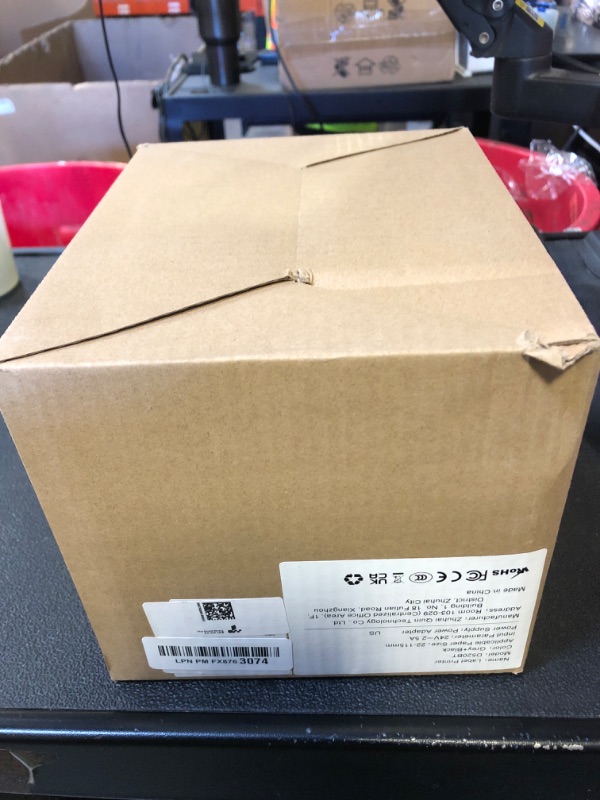 View 2 of Omezizy Bluetooth Shipping Label Printer 4x6 - D520BT Thermal Label Printer for Small Business, Thermal Printers with Built-in Label Holder, Compatible with USPS, Tiktok, Amazon