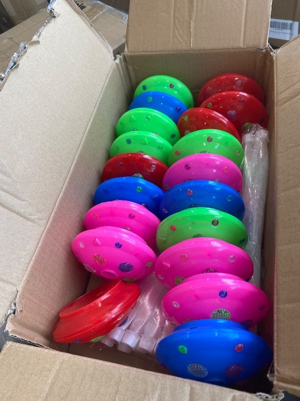 Photo 1 of *PARTIAL SET*
Retisee 24 Pcs Fiber Optic Lamp Multicolored Centerpiece Optic Lights Battery Powered with Cone Base Illuminated Crystals for Room Wedding Holiday Tables Disco Party