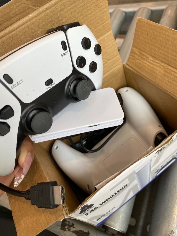 Photo 1 of **UNTESTED**
Upgrade Wireless Retro Game Console,Retro Gaming Stick with 20000+ Games,Video Games with Dual 2.4G Wireless Controllers,Plug and Play Video Game for Tv.