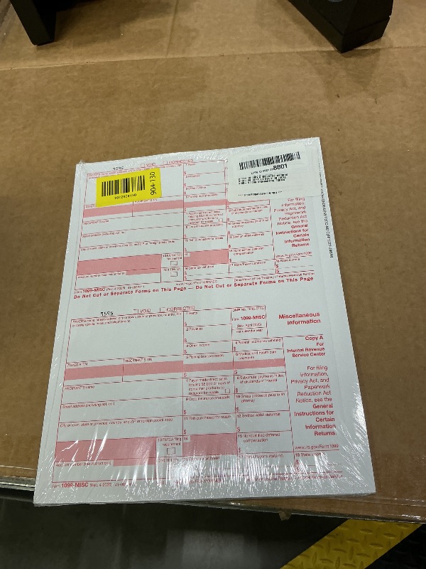 Photo 1 of 1099 Misc Forms 2025 Lazer 4 Part Tax Forms Kit for 10 Vendors - Value Pack for Business Designed for QuickBooks and Accounting Software - Made in The USA - 10-Pack