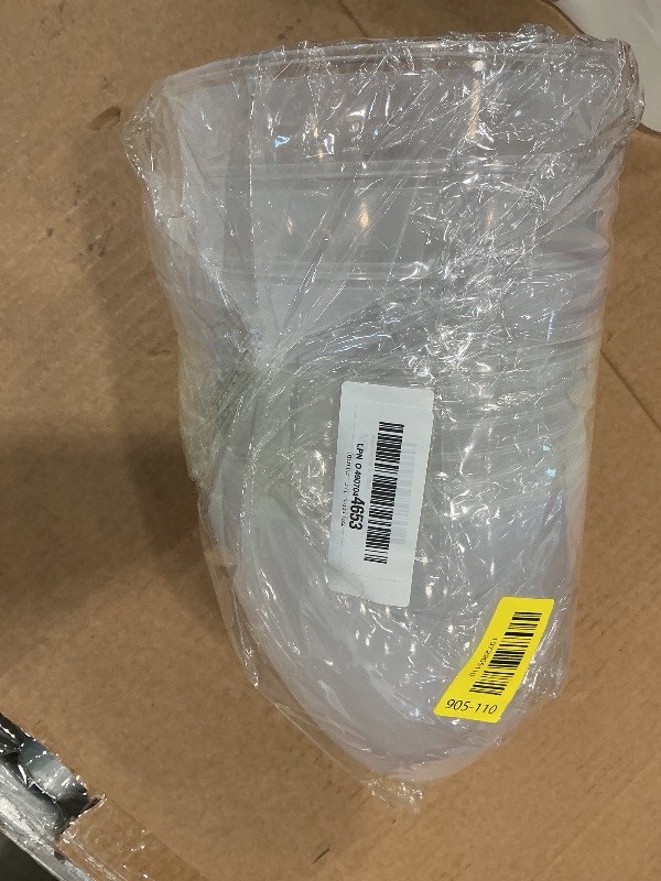 Photo 1 of 12 Inch/ 10 Inch/ 8 Inch Giant Clear Easter Eggs Fillable 4/5/ 6/7 Pcs Jumbo Plastic Easter Eggs Large Easter Eggs Empty for Egg Hunt Supplies Easter (4 Pcs - Clear (10 Inch))