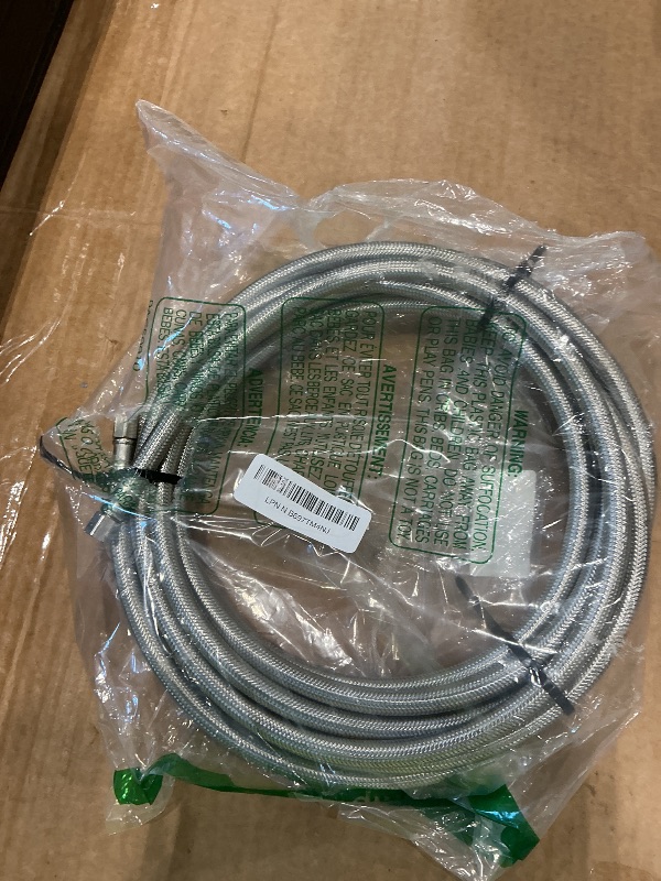 Photo 1 of 10 Foot Stainless Steel Washing Machine Hoses (2 Pack) Burst Proof from Kelaro