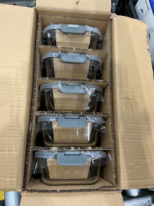 Photo 1 of [10-Pack] Glass Meal Prep Containers with Lids, MCIRCO Food Storage Containers with Snap Locking Lids, Airtight Lunch Containers, Microwave, Oven, Freezer and Dishwasher