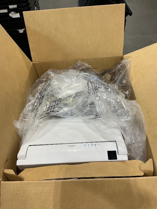 Photo 1 of ** sold as is no refund/return**  TOTO® WASHLET® K300 Electronic Bidet Toilet Seat with Instantaneous Water Heating, PREMIST and EWATER+ Wand Cleaning, Elongated, Cotton White - SW3036R#01