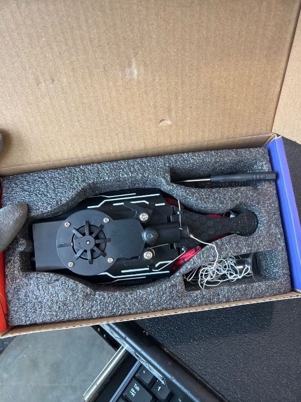 Photo 1 of **UNTESTED**
HNCSFW Spider Silk Launcher for Kids,Web Shooters- USB Type c Charging, Launch Distance 8ft - Can Grab Small Objects-Variety of Play Modes ((Black))