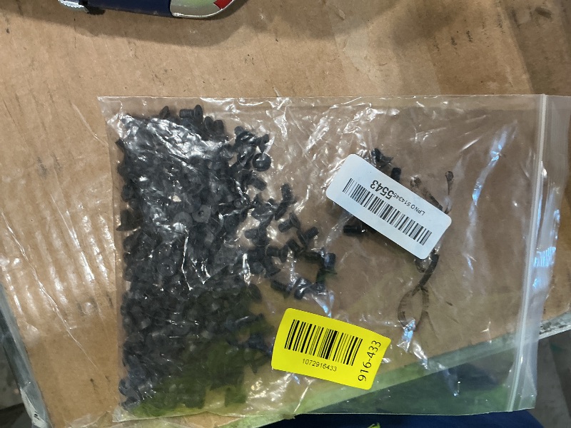 Photo 1 of 100 PCS M5 x 10mm Flat Head Socket Cap Screws Bolts, 10.9 Grade Carbon Steel Countersunk Allen Bolts, Full Thread, Black Coating, Screwdriver Included