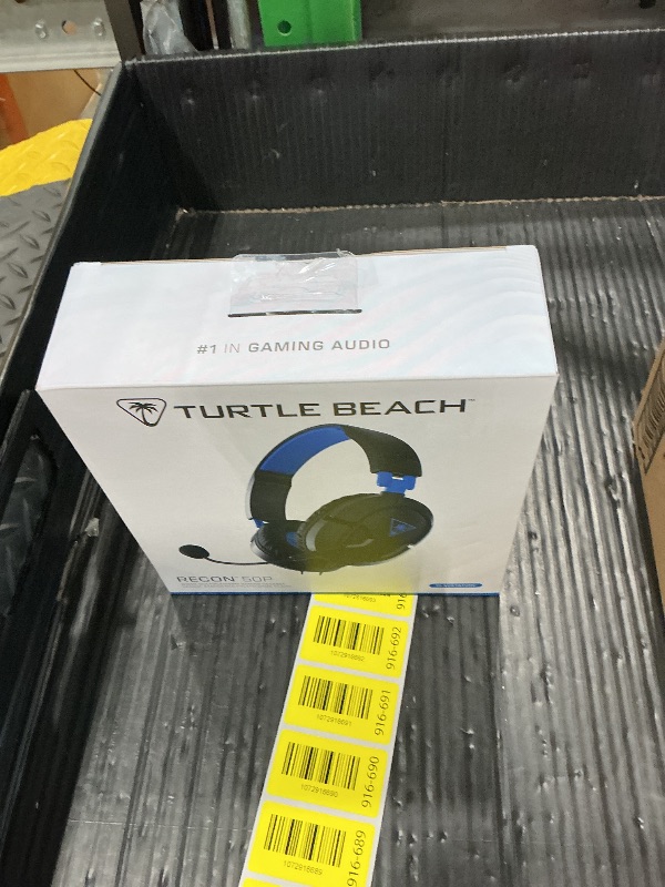 Photo 1 of **UNTESTED**
Turtle Beach Recon 50 PlayStation Gaming Headset - PS5, PS4, Xbox Series X, Xbox Series S, Xbox One, Mobile & PC with 3.5mm - Removable Mic, 40mm Speakers
