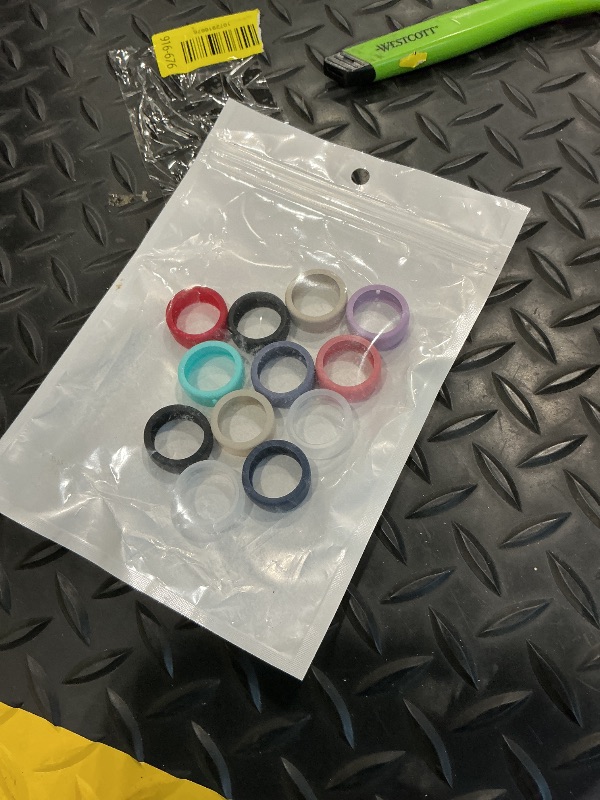 Photo 1 of 15 Pack Cover Compatible with Oura Ring Gen 4/4 Ceramic/Gen 3 Case, Anti-Scratch Silicone Protector for Women Men Working Out Gym, Support Charging with Cover on (15 Pack-01, M for 8/9/10/11)
