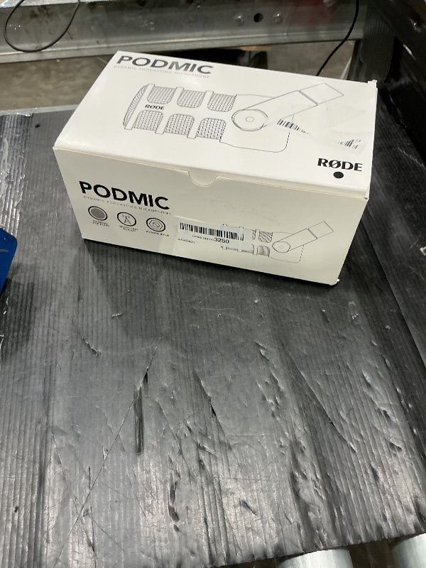 Photo 1 of **Similar item**
RØDE PodMic Cardioid Dynamic Broadcast Microphone with Integrated Swing Mount for Podcasting, Streaming, Gaming, and Voice Recording, Black