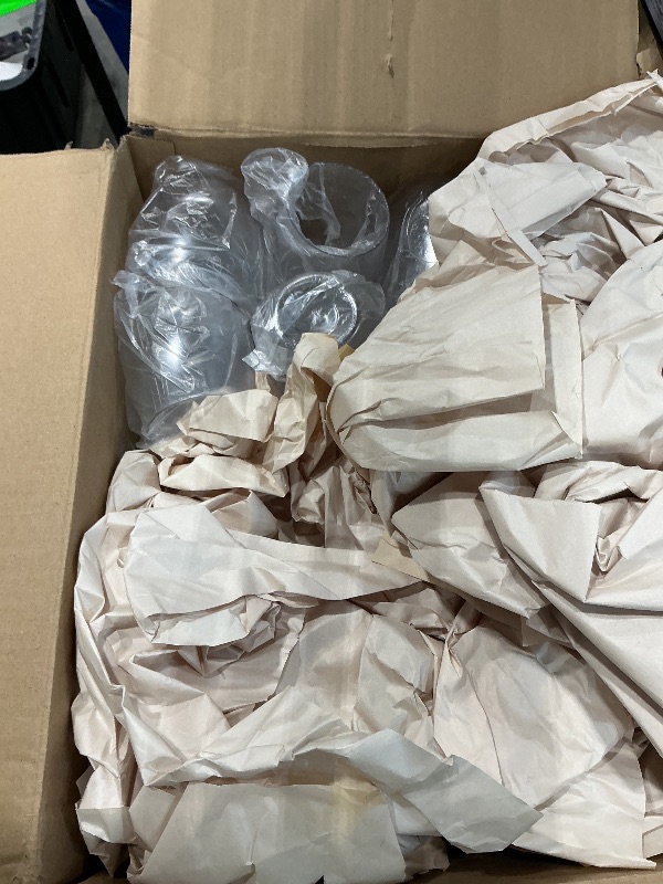 Photo 1 of **MISSING PARTS**
ROIMEE VONT Plastic Wine Glasses,Stemless Clear Plastic Wine Cups,Disposable Drinkware Wine Glasses for Weddings, Parties,Daily Use (12oz-CLEAR -40 pack)
