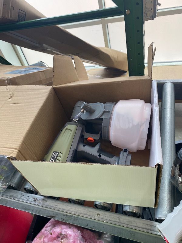 Photo 1 of [UNTESTED] Tilswall Brushless Cordless Paint Sprayer Compatible with Dewalt 20V Battery (Battery Not Included), Easy Side-Fill, Electric HVLP Spray Paint Gun for Furniture, Cabinets, Garden Chairs, Fence