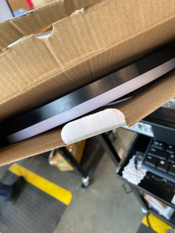 Photo 1 of **UNTESTED**
Matane 12 Inch LED Flush Mount Ceiling Light Fixture with Night Light, 24W 2400LM 3000K/4000K/5000K Selectable, Dimmable Ceiling Lights for Bedroom, Dining Room, Kitchen, Round Black