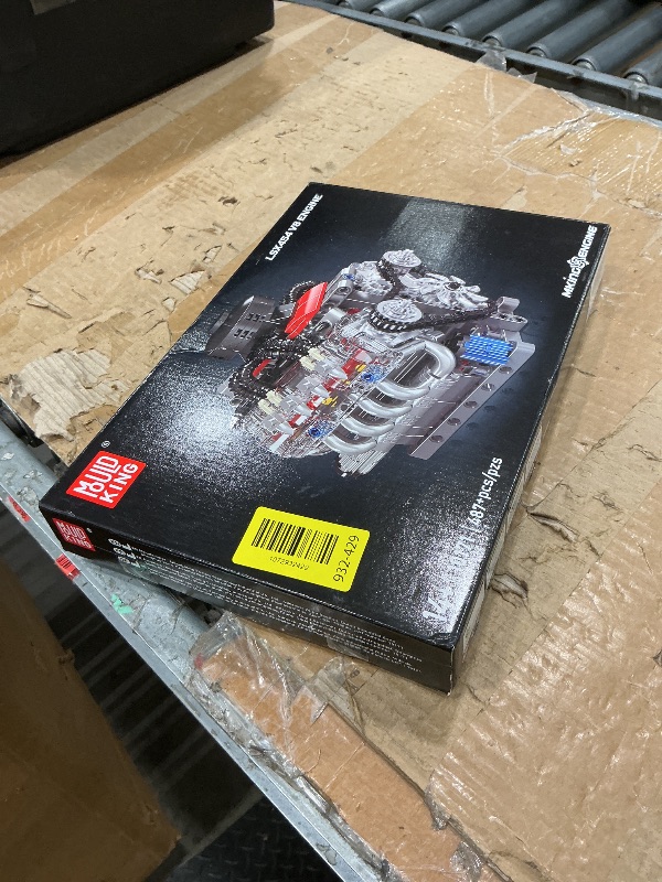 Photo 1 of *MISSING PARTS - see clerk notes*
Mould King 10171 V8 Engine Model Kit, Mini V8 Engine Kits That Runs, Build Your Own Car Model Engine with Motor, Collectible Building Blocks for Adults, DIY STEM Construction Toys for Display