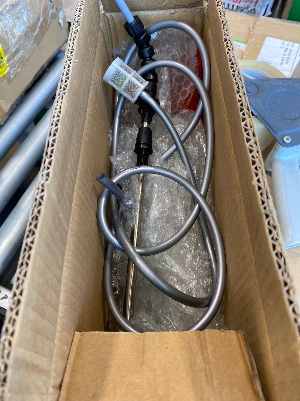 Photo 1 of **MISSING PARTS**
High Reach Electric Plant Waterer for Indoor Hanging Plants, Telescoping Indoor Water Sprayer Wand with Pump, 180° Adjustable Watering Nozzle High Flow Leakproof Design