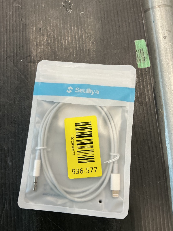 View 2 of (Apple MFi Certified) iPhone AUX Cord,Lightning to 1/8 Inch Audio Cable,3.3ft, Headphone Jack Adapter Male Aux Stereo Audio Cable Compatible for iPhone 14/13/12/11/XR/X/8/7 (White)