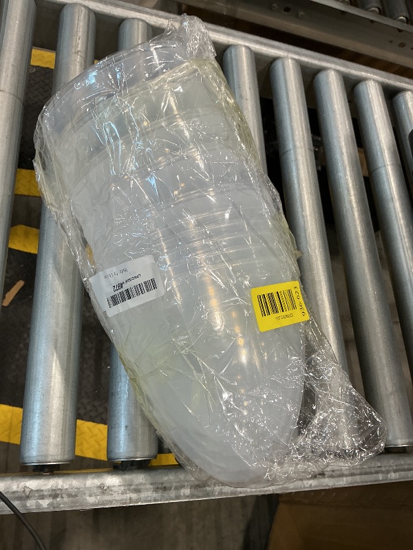 Photo 1 of 12 Inch/ 10 Inch/ 8 Inch Giant Clear Easter Eggs Fillable 4/5/ 6/7/ 8/10/ 12 Pcs Jumbo Plastic Easter Eggs Large Clear Easter Egg Empty for Adult Kids Easter Party