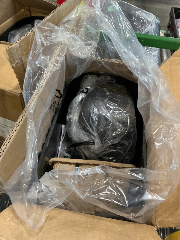Photo 1 of **UNTESTED**
Amazon Basics 8-Sheet High Security Cross Cut Paper and Credit Card Shredder with P-4 Security, Auto Shut-off, Black