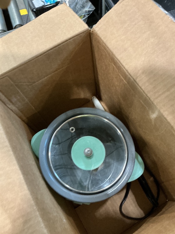 Photo 1 of **UNTESTED**
Dash Mini Ceramic Rice Cooker - Designed for Single-Serve Cooking - Compact Rice Cooker with Nonstick Removable Pot, Keep Warm Function & Easy-to-Clean Sleek Design - Aqua Ceramic