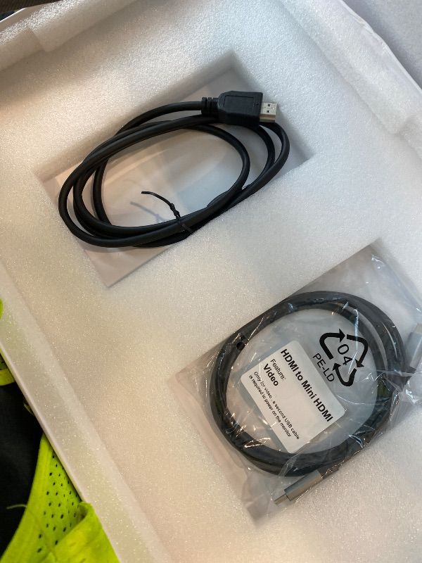 Photo 1 of **UNTESTED**
Yodoit Portable Monitor for Laptop Screen Extender, 15.6" 1920×1080 FHD IPS Display with USB Type C Port, Speakers and Smart Cover Compatible with PC, MacBook, Xbox (Black)