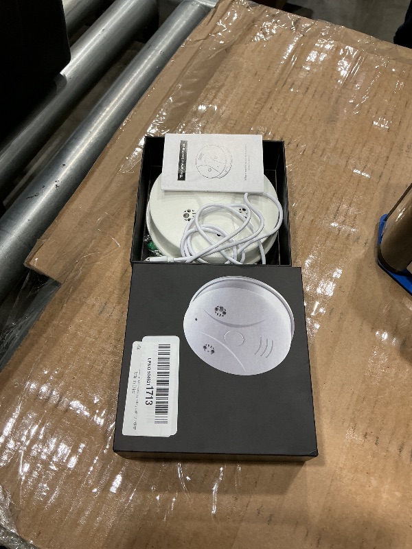 Photo 1 of 1080P HD Wireless WiFi Indoor Camera Smoke Detector for Home Security with App Control & Motion Detection,Outdoor Camera with Night Vision & Loop Recording for Office/Garage/Shop,Easy to Use & Install