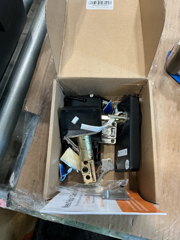 Photo 1 of *UNTESTED*
Veise VE017 Fingerprint Smart Door Lock, App Control, 8-in-1 Keyless Entry, Auto Lock, Emergency Power Port, Electronic Touchscreen Keypad, Biometric Smart Locks for Front Door, Matte Black