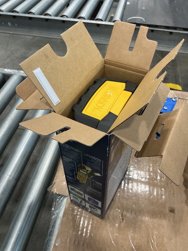 Photo 1 of *MISSING PARTS - see clerk notes*
Brady M210 Portable Label Printer with Rubber Bumpers, Multi-Line Print, 6 to 40 Point Font (Replaces BMP21-PLUS Printer)
