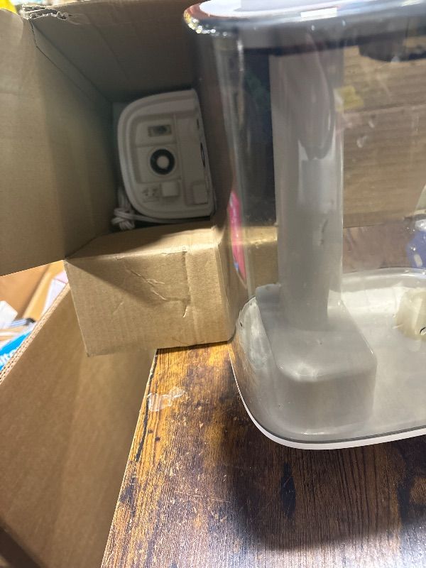 Photo 1 of **DIRTY/USED AND MISSING REMOTE**
BOXING 6L Warm and Cool Mist Humidifiers for Bedroom, Top Fill Ultrasonic Aroma Diffuser with Remote, Auto Mode Humidistat Perfect for Baby & Plants, Quiet Sleep, Timer, Auto Shut-Off, 60H Runtime