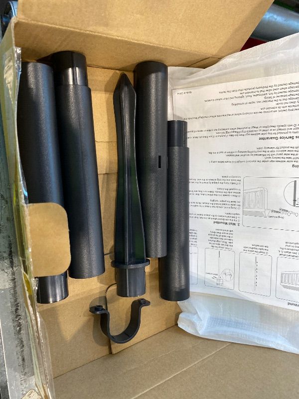 Photo 1 of **MISSING PARTS**
Brightever Solar Address Signs, House Number for Outside Waterproof, 3-Color LED Illuminated Address Plaques with Stake, Wall Mounted Solar Powered Light Up Address Numbers for Houses, 1-Pack
