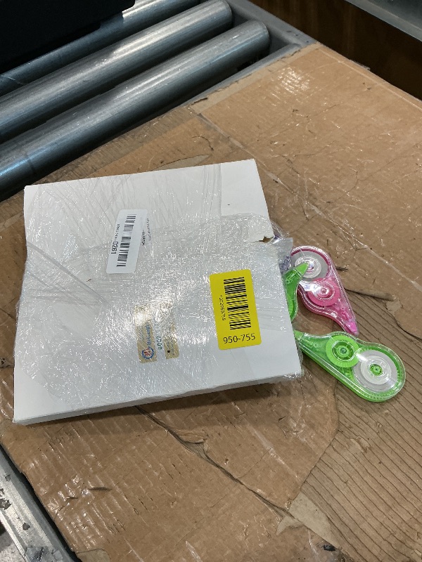 Photo 1 of **MISSING PARTS**
White Out Correction Tape with Dispenser,12-Count Pack,39.4ft, Easy Use Roller Applicator, Instant Dry, Fast, Clean and Tear-Resistant Tape ,Smooth Precise Corrections Tape for School,Office and Home