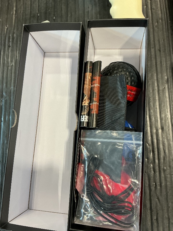 Photo 1 of *MISSING PARTS - see clerk notes*
Champs MMA Boxing Reflex Ball Set with Punch Counter App | 4 Balls with Varying Weights, Headband & 4 Spare Strings to Improve Speed, Hand Eye Coordination Training | Boxing Equipment, MMA Gear Gift