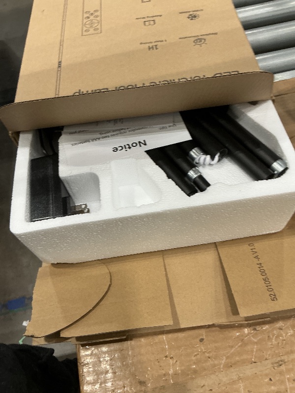 Photo 1 of *MISSING PARTS - see clerk notes*
Floor Lamp, Upgraded 40W 4000LM Super Bright Torchiere LED Floor Lamps for Living Room, Stepless Dimmable Color Temperature 2700K-6500K with Remote & Touch Control, Standing Light for Bedroom Office