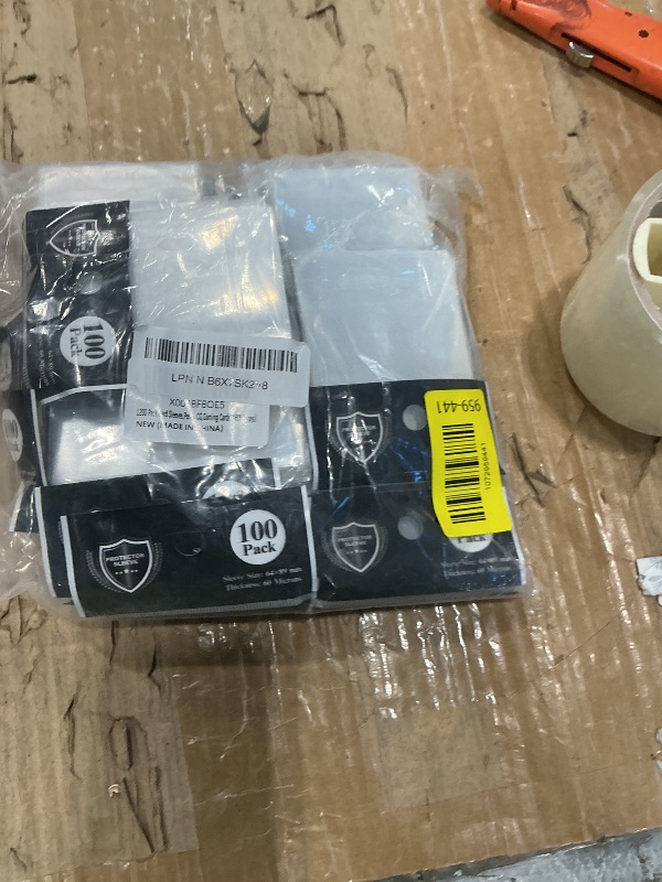 Photo 1 of 1200 Pack Card Sleeves Clear, Perfect Fit Inner Sleeves Ideal for Double-sleeving, Trading Card Sleeve Compatible with MTG, PKM, TCG and Gaming Cards (60 Microns)