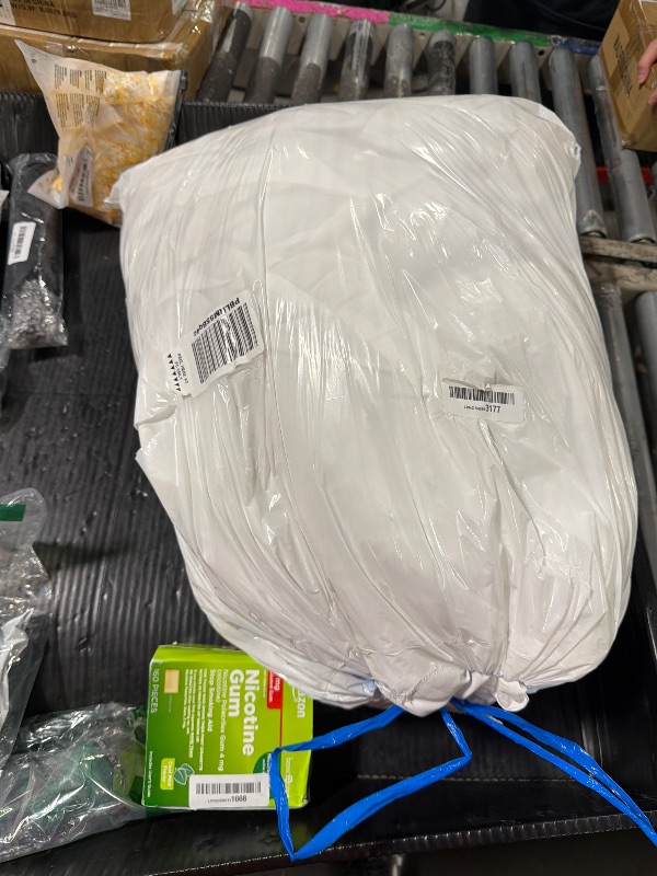 Photo 1 of **MISSING PARTS**
Laojin Balhen Queen Comforter Set 8 Pieces, Seersucker Bed in a Bag Queen, White Comforter with Sheets, Comforters Queen Size Bedding Sets with Comforter, Sheets, Pillowcase & Sham and Bed Skirt