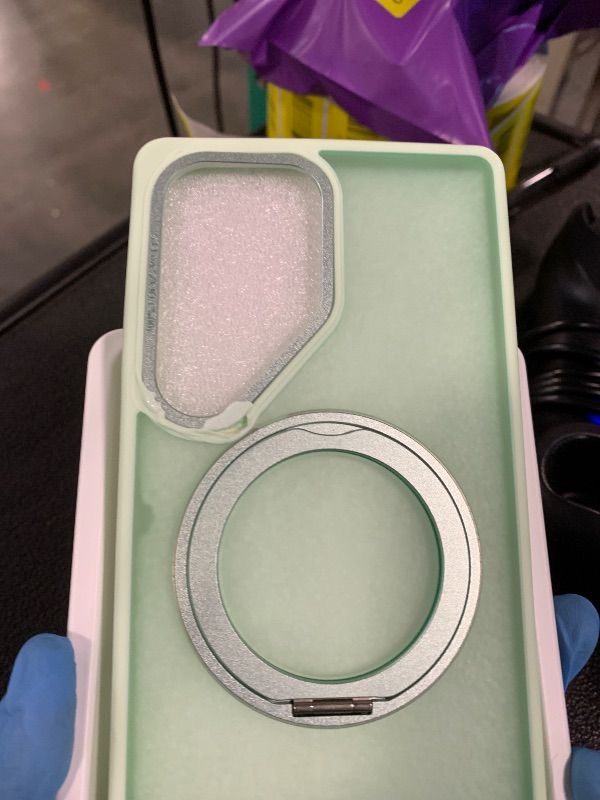 Photo 1 of ** SOLD AS IS NO REFUND/RETURN** SEE COMMENT!
for Samsung Galaxy S25 Ultra Case with 360°Rotatable Magnetic Ring Stand Compatible with Mag-Safe Military Protection Shockproof Matte Translucent Phone Cases for S25 Ultra 6.9",Green