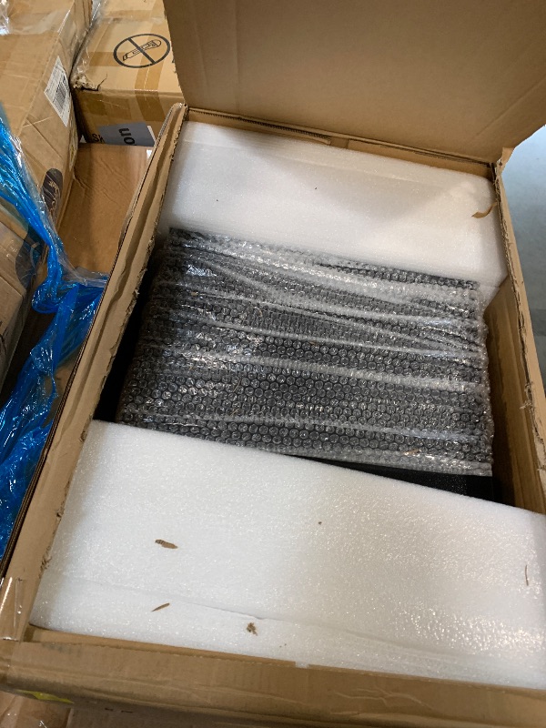 Photo 1 of ** SOLD AS IS NO REFUND/RETURN** SEE COMMENTS QINGENO Sliding-Away Drawer Safe with LCD Display of Temp,Humidity,Time,Home Security Electronic Safe for Money Cash Valuables,Keypad Large Lock Box Cabinet Safes