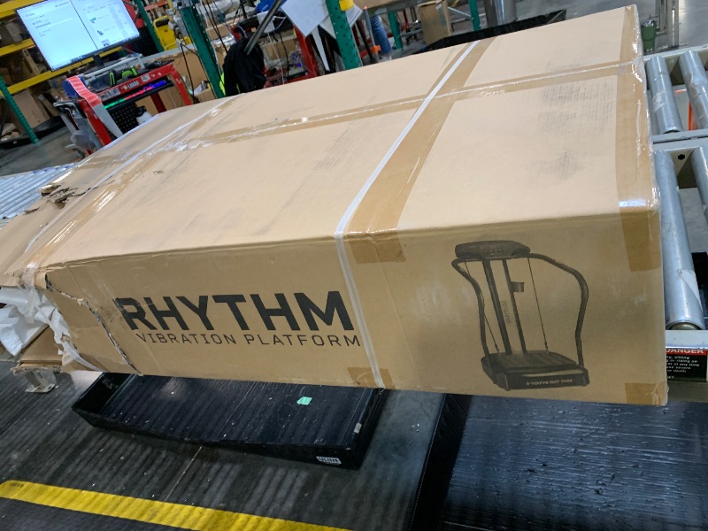 Photo 1 of **FACTORY SEALED**Lifepro Rhythm Vibration Plate Exercise Machine — Whole Body Vibration Platform Machine for Lymphatic Drainage with Handles, 99 Speeds & Heart Rate Monitor — Standing Vibrating Platform for Home Gym