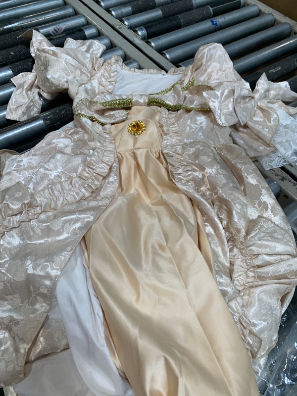 Photo 1 of ** DIRTY/ VERY USED** RoleplayCos Court Rococo Baroque Marie Antoinette Ball Dresses 18th Century Victorian Dress Ball Gowns Royal Women Costume (XS, Gold)