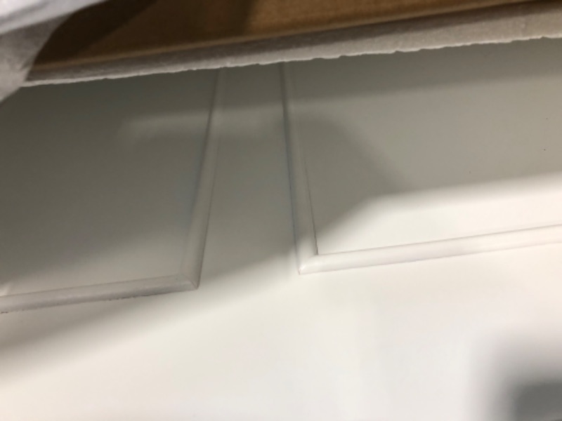 Photo 1 of ***MISSING HARDWARE*** Davinci Emmett 4-in-1 Convertible Crib - GREENGUARD Gold Certified - Converts from Baby Crib to Toddler Bed, Daybed, and Full-Size Bed Effortlessly - 4 Adjustable Heights - Wooden White Crib