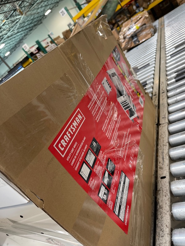Photo 1 of ***FINAL SALE / NO RETURN ***
***UPDATED 5/15*** CRAFTSMAN Rolling Tool Chest with Drawers, Tool Box with Wheels and 4 Drawers, Power Outlets and USB, Protective Liner, Steel Utility Cart Storage Cabinet, Supports up to 700 lbs, White (CMST98276WW)