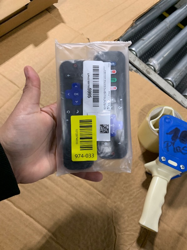 Photo 1 of (Pack of 2) Replacement Remote Control Only for Roku TV, Compatible for TCL Roku/Hisense Roku/Onn Roku/Sharp Roku/Element Roku/Westinghouse Roku/Philips Roku Smart TVs (Not for Roku Stick and Box)