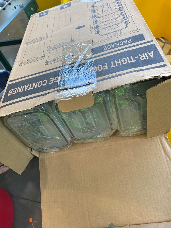 Photo 1 of **UNKNOWN IF MISSING PARTS**
PRAKI Airtight Food Storage Containers Set with Lids - 24 PCS, BPA Free Kitchen and Pantry Organization, Plastic Leak-proof Canisters for Cereal Flour & Sugar - Labels & Marker