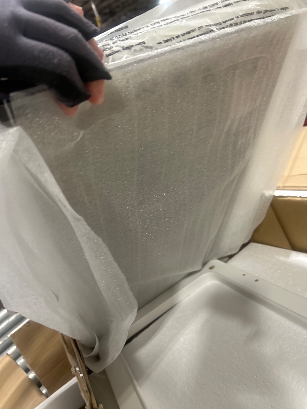 Photo 1 of ****MIKSSING MIRROR ****
COMHOMA Makeup Vanity Desk with Mirror and Lights, Small 3 in 1 Vanity Table with Visible Glass Top, Flip Top & 3 Drawers, Compact Dresser with Storage Stool for Bedroom, Office or Nightstand