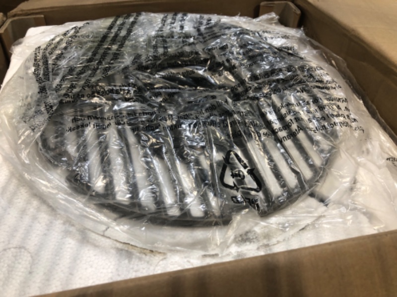 Photo 1 of *** Missing top grate nuts a****Char-Griller® AKORN® Jr. Portable Kamado Charcoal Grill and Smoker with Cast Iron Grates and Locking Lid with 155 Cooking Square Inches in Ash, Model E86714